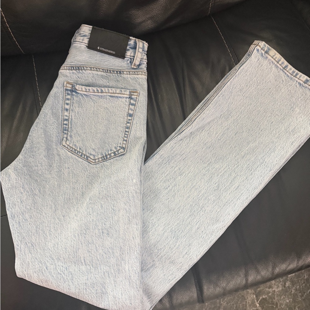 Stradivarius Light Blue High Rise Women Jeans